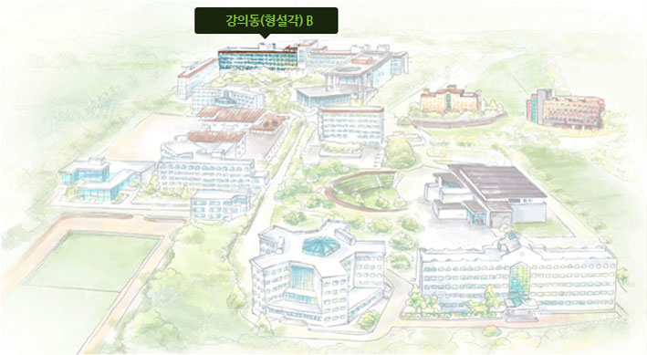 건축학과 학교내부 지도이미지